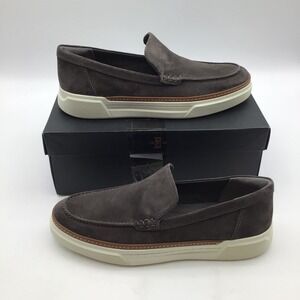 Allen Edmonds Burke Venetian Grey Suede Loafer Shoes Mens Size 9.5 D New